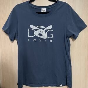 Dog is Good Dog Lover Blue T-shirt